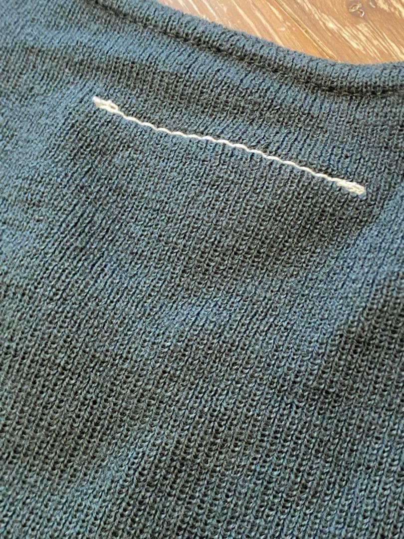 MM6 ニットベスト　グレー　size S