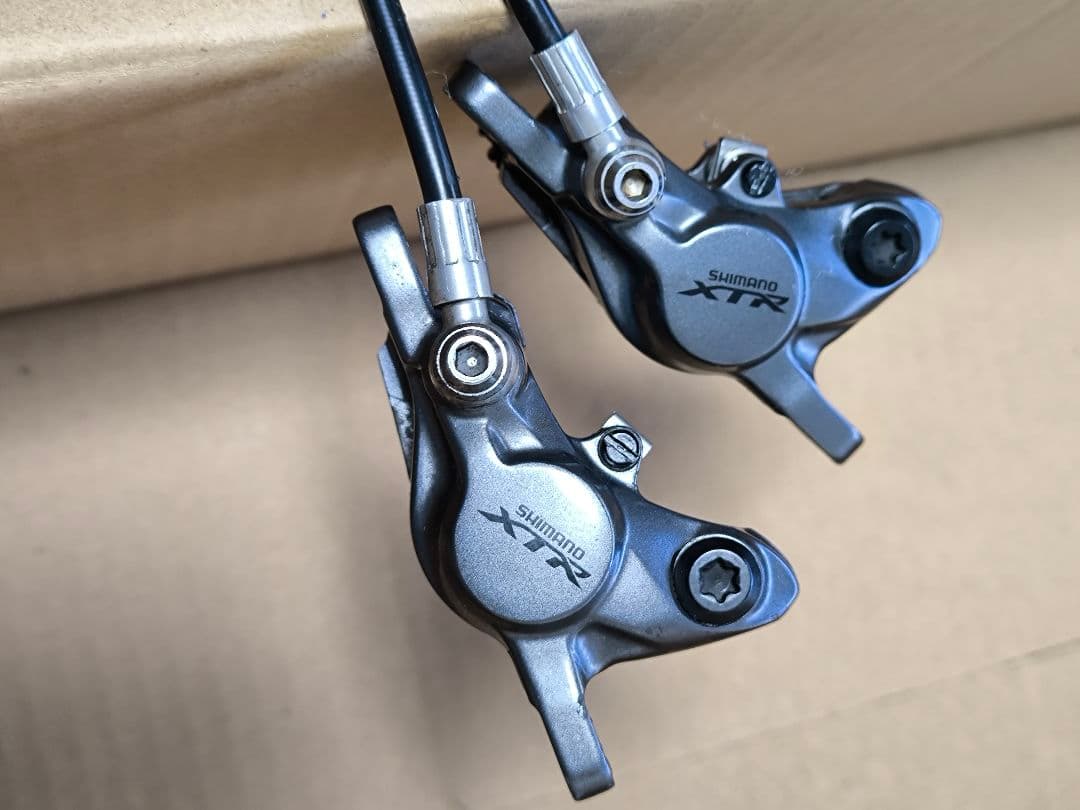 SHIMANO XTR M9000 カーボン 油圧ディスクブレーキセット 前後