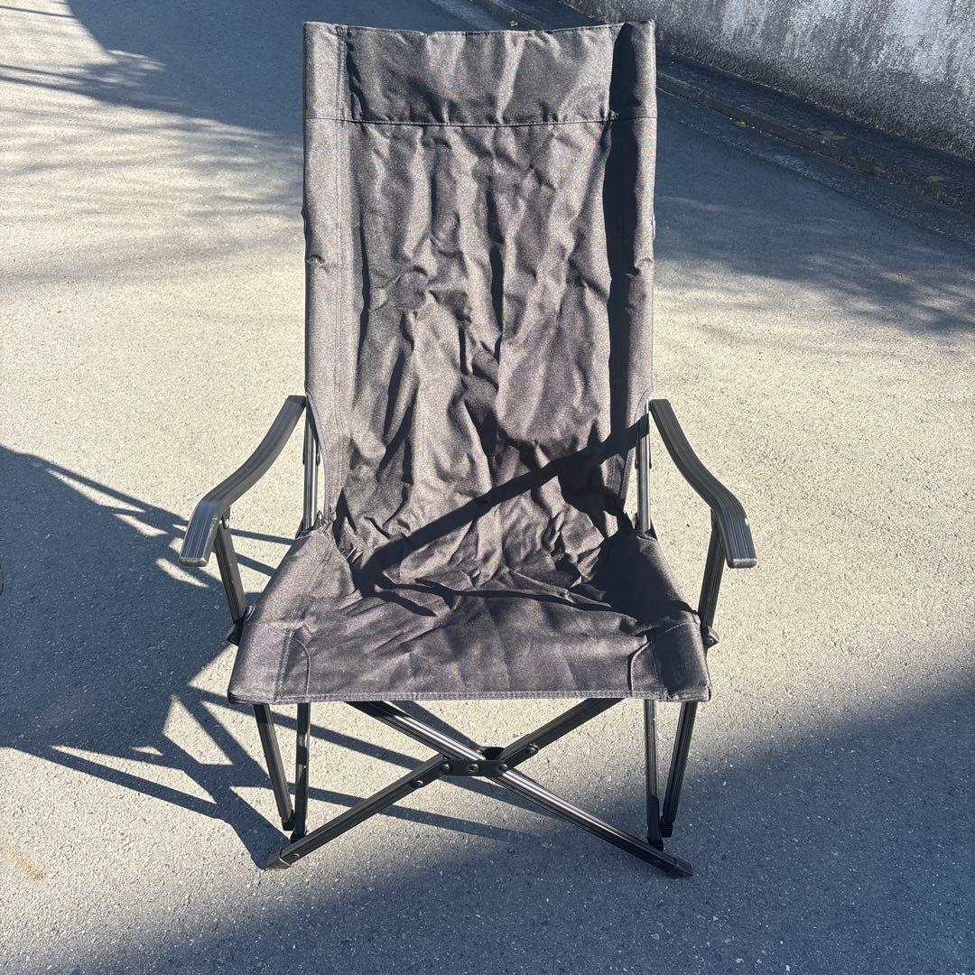 アディロンダック キャンパーズチェア 黒ブラック 収束型　穴あきなし　2脚組