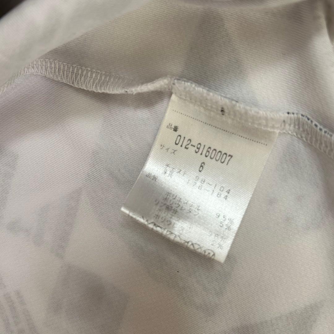 良品ニューバランスNew Balanceゴルフ ポロシャツ 6総柄 ストリート白