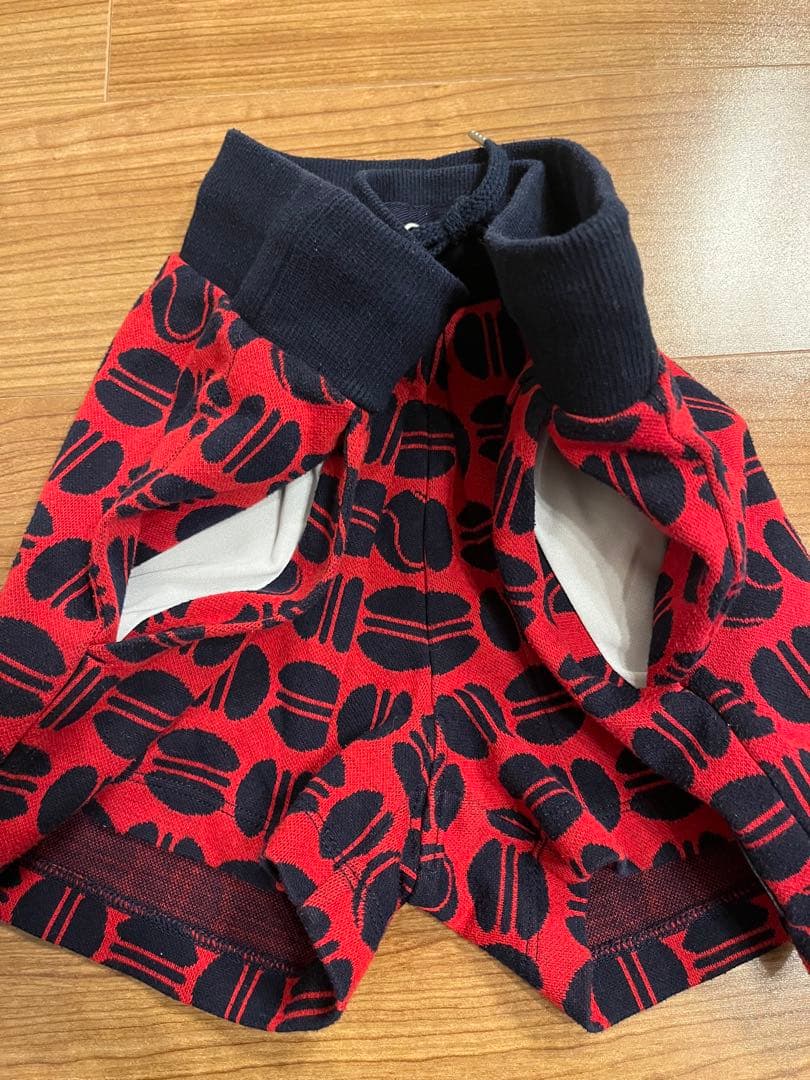 FILA フィラ セットアップ テニスウェア テニスボール柄 L 赤 紺