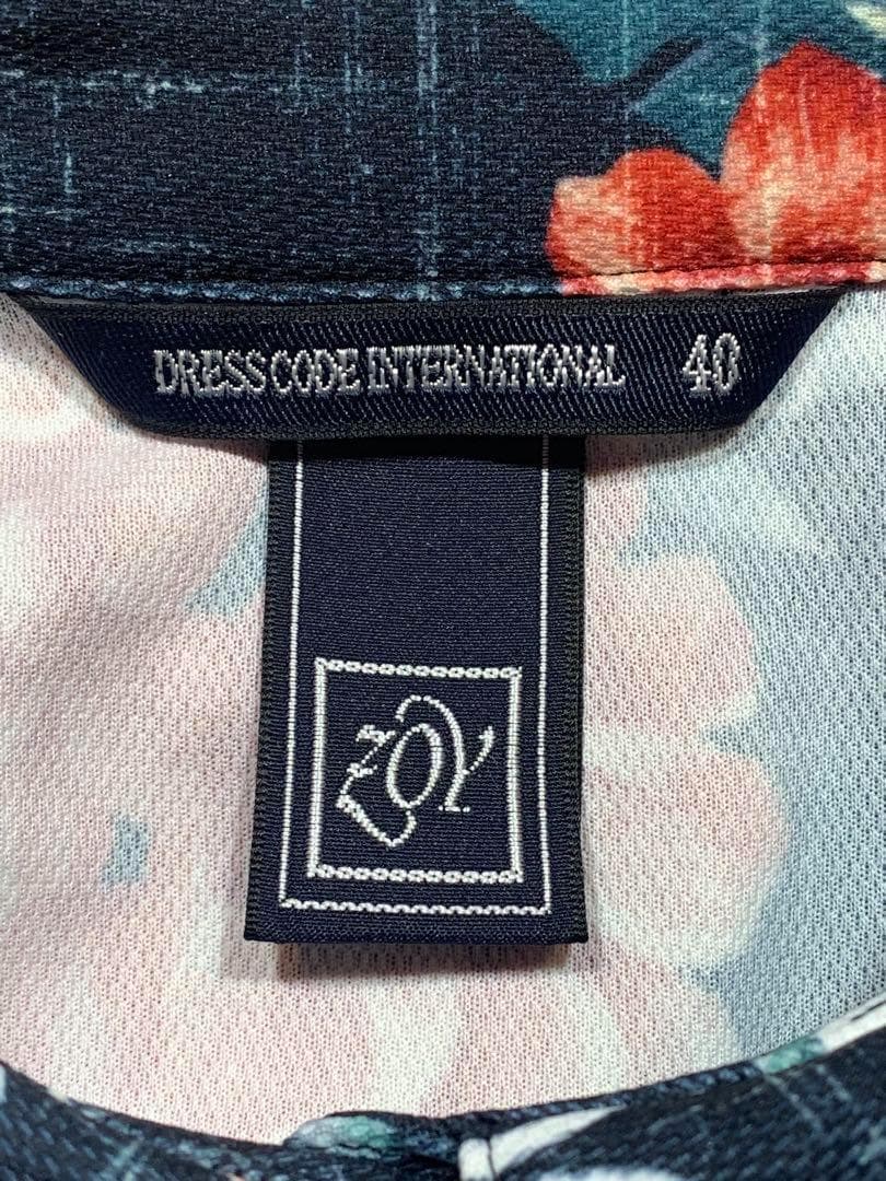 【ZOY】アロハプリントワンピース ゴルフウェア 40