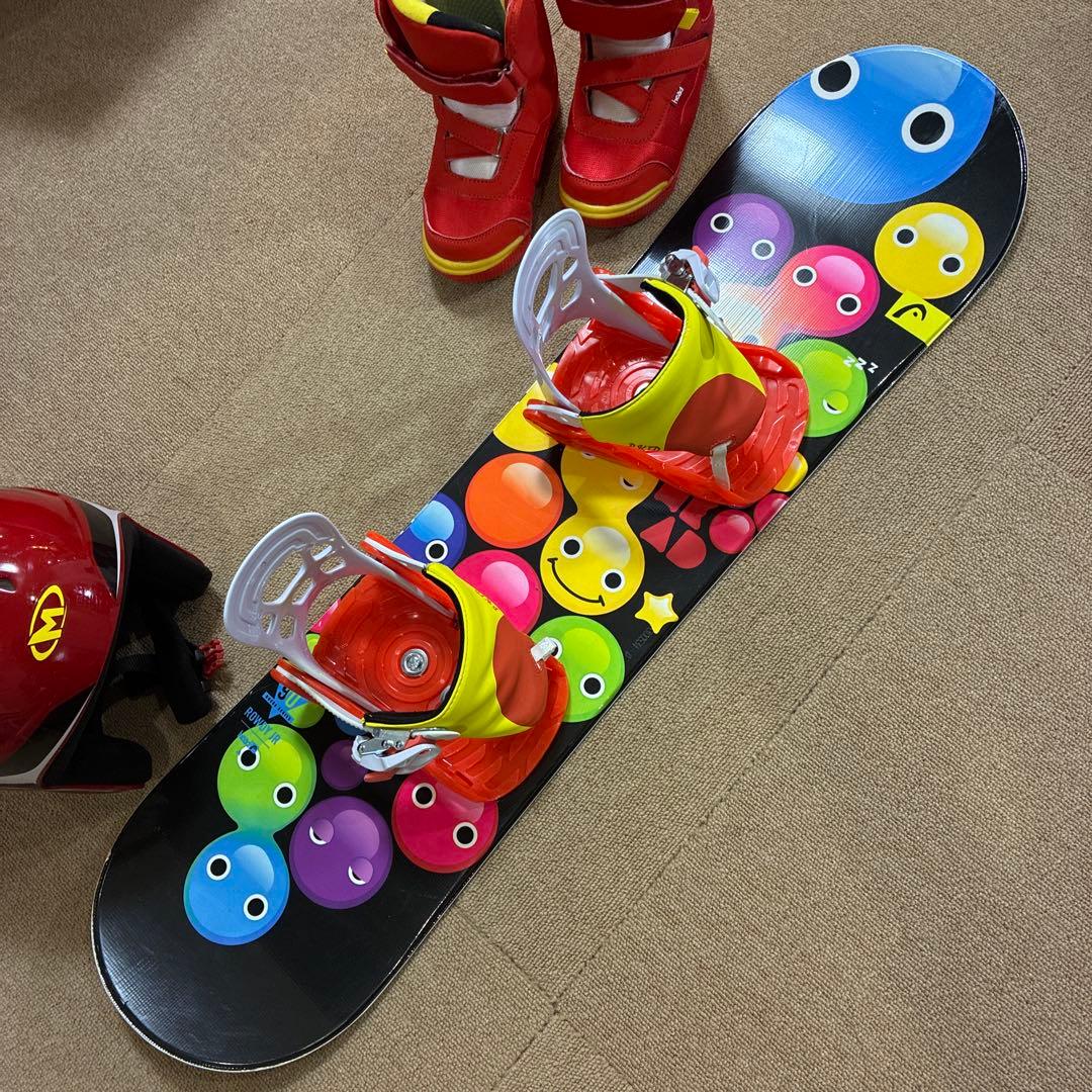 HEAD キッズ用スノーボード　90cm 4点セット