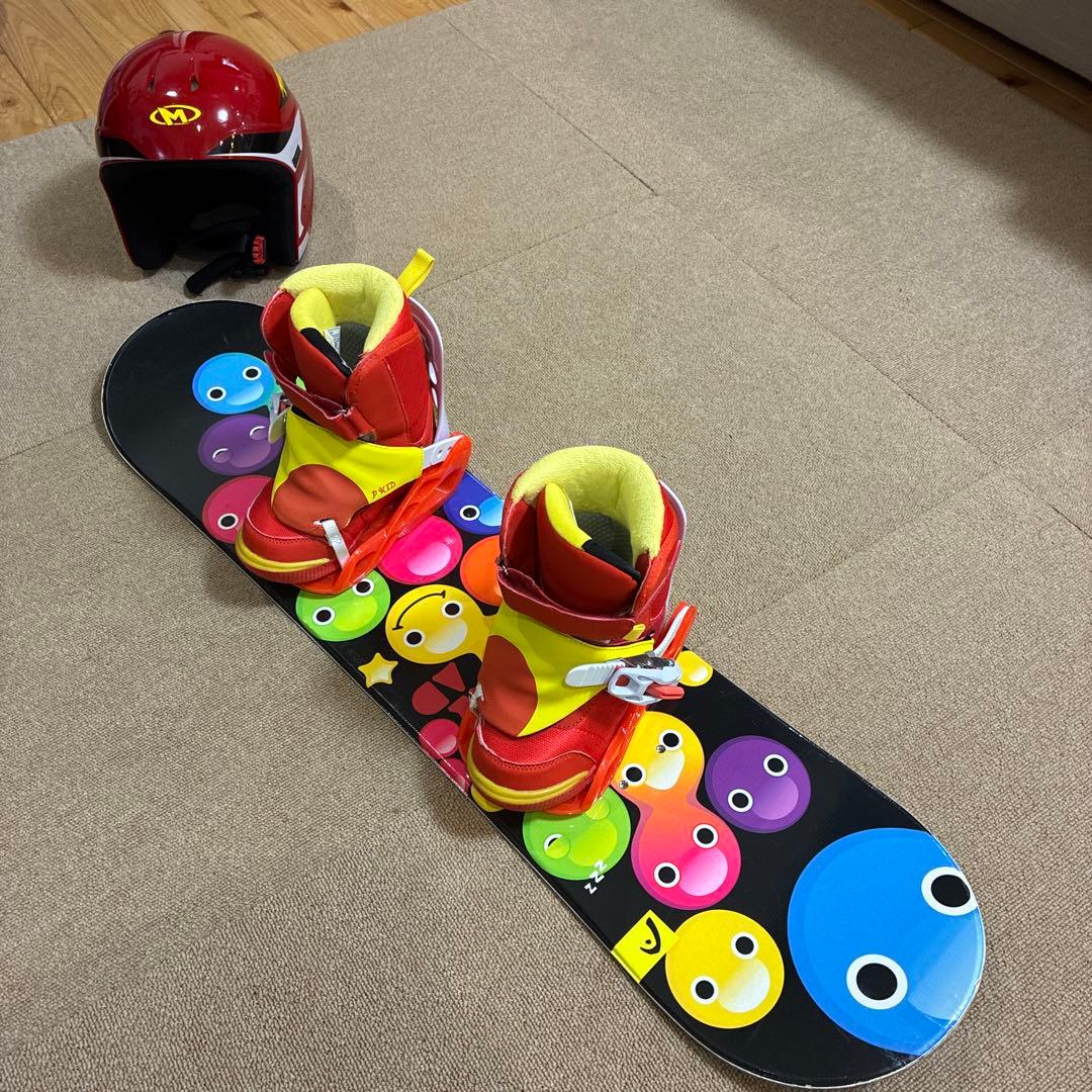 HEAD キッズ用スノーボード　90cm 4点セット