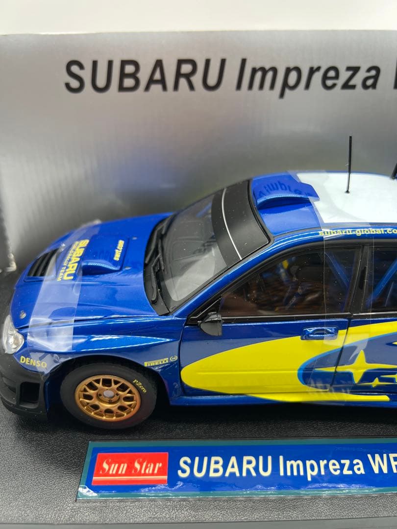 No320ミニカー1/18箱あり SUBARU IMPREZA WRC