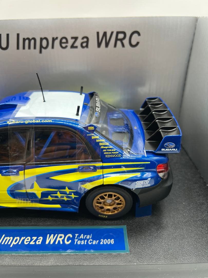 No320ミニカー1/18箱あり SUBARU IMPREZA WRC