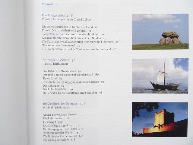 洋書◆北ドイツの40万年の歴史写真集 本 考古学 政治 経済