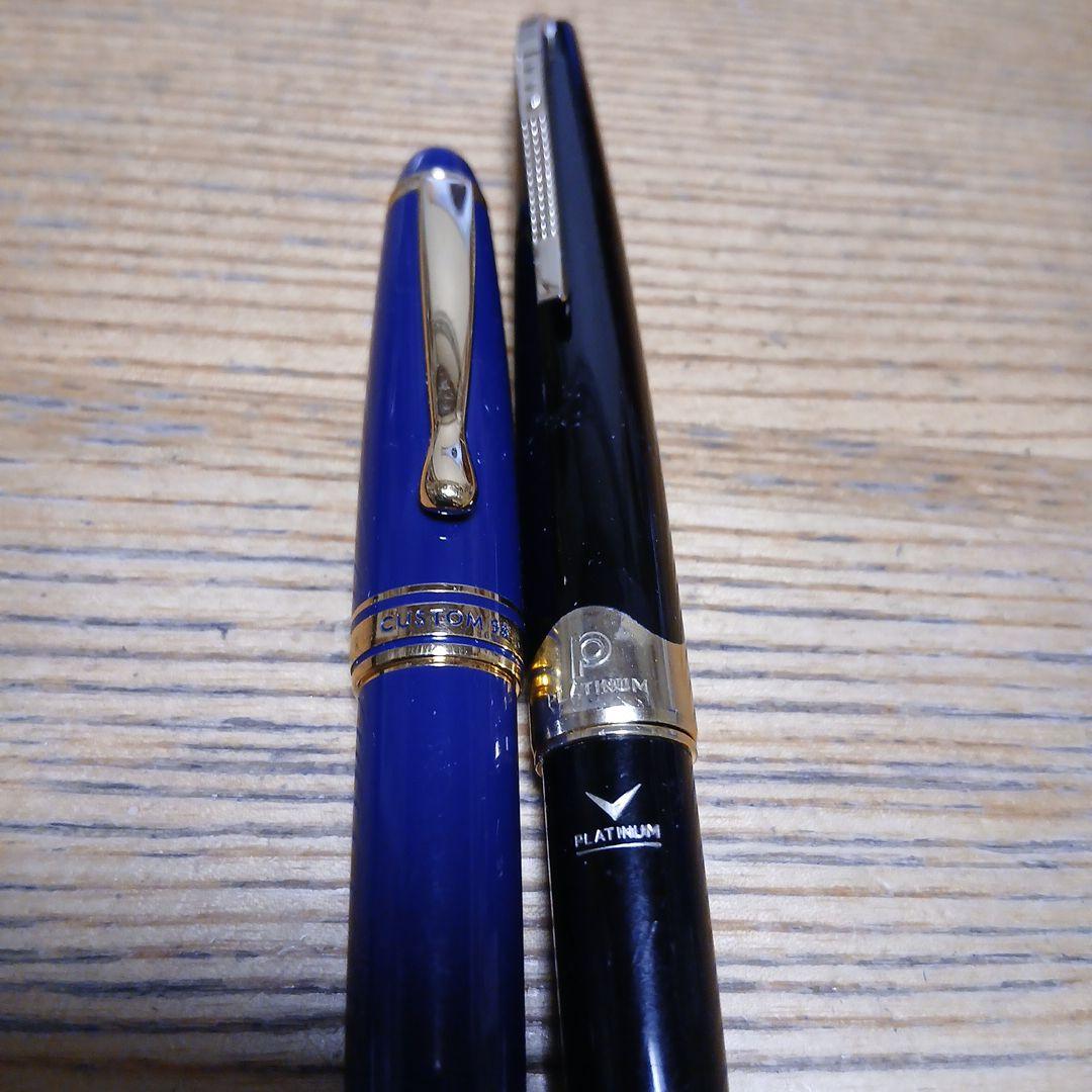 な*べ様 【14金】PILOT、プラチナ万年筆 【ジャンク品】2本セット【14K