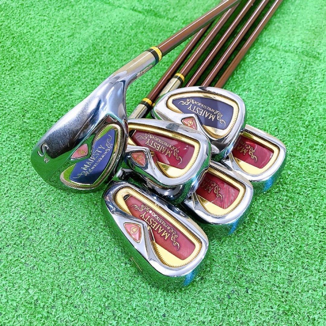 サ58★MAJESTY PRESTIGIO GOLD 6本女性用アイアンセットL