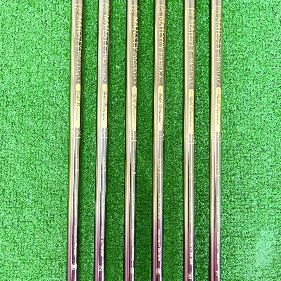 サ58★MAJESTY PRESTIGIO GOLD 6本女性用アイアンセットL