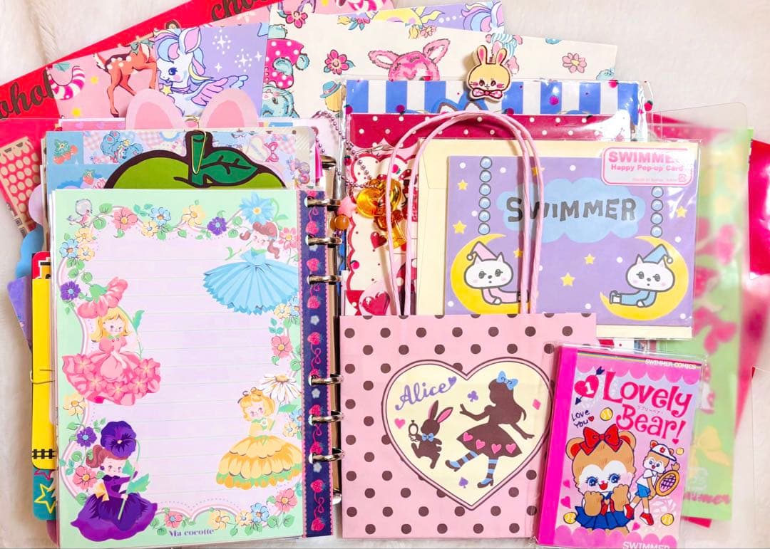 おすそ分けファイル　バイブルバインダー　大大大容量　スイマー