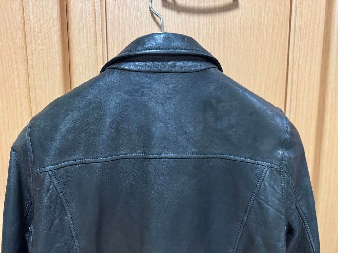 AZ by JUN HASHIMOTO ダブルレザーライダースジャケット 本革