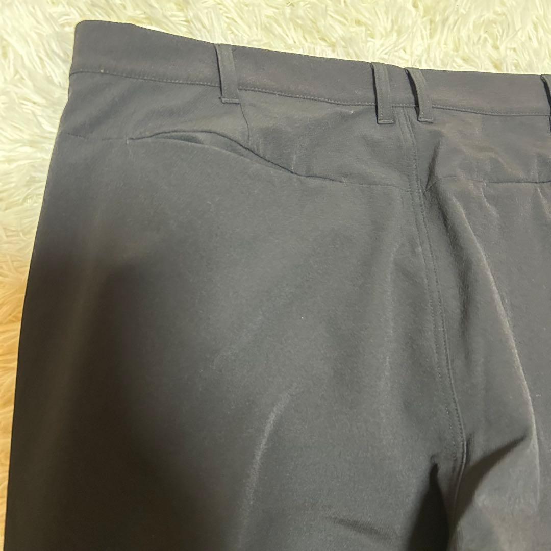 【NEW ERA】テーパードストレッチ ナイロンパンツ ブラックXXLサイズ