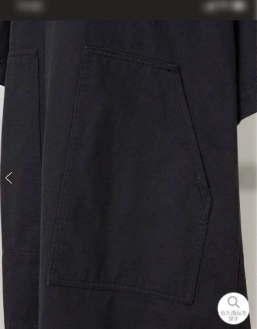 【ケイト　(๑˃̵ᴗ˂̵)☆彡】 コットンミニワンピース　ブラック