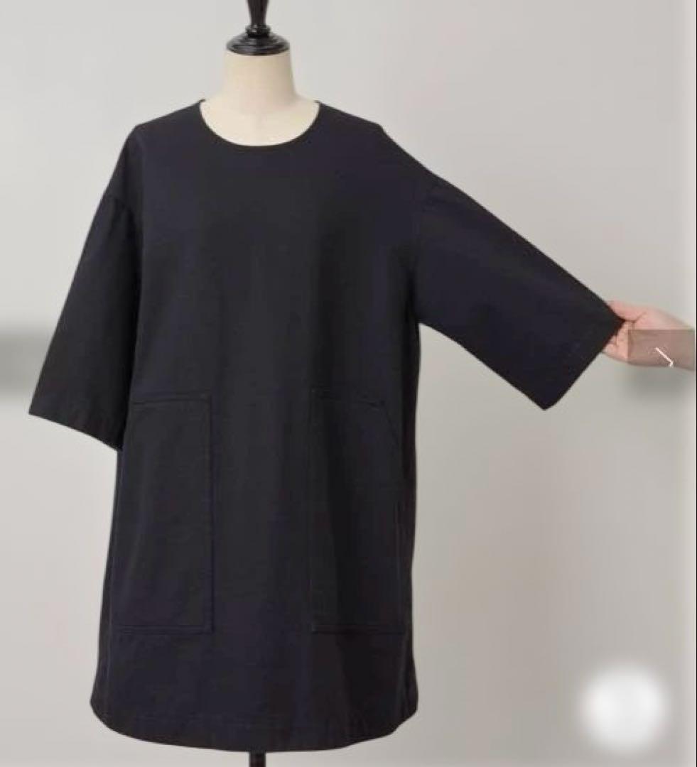 【ケイト　(๑˃̵ᴗ˂̵)☆彡】 コットンミニワンピース　ブラック