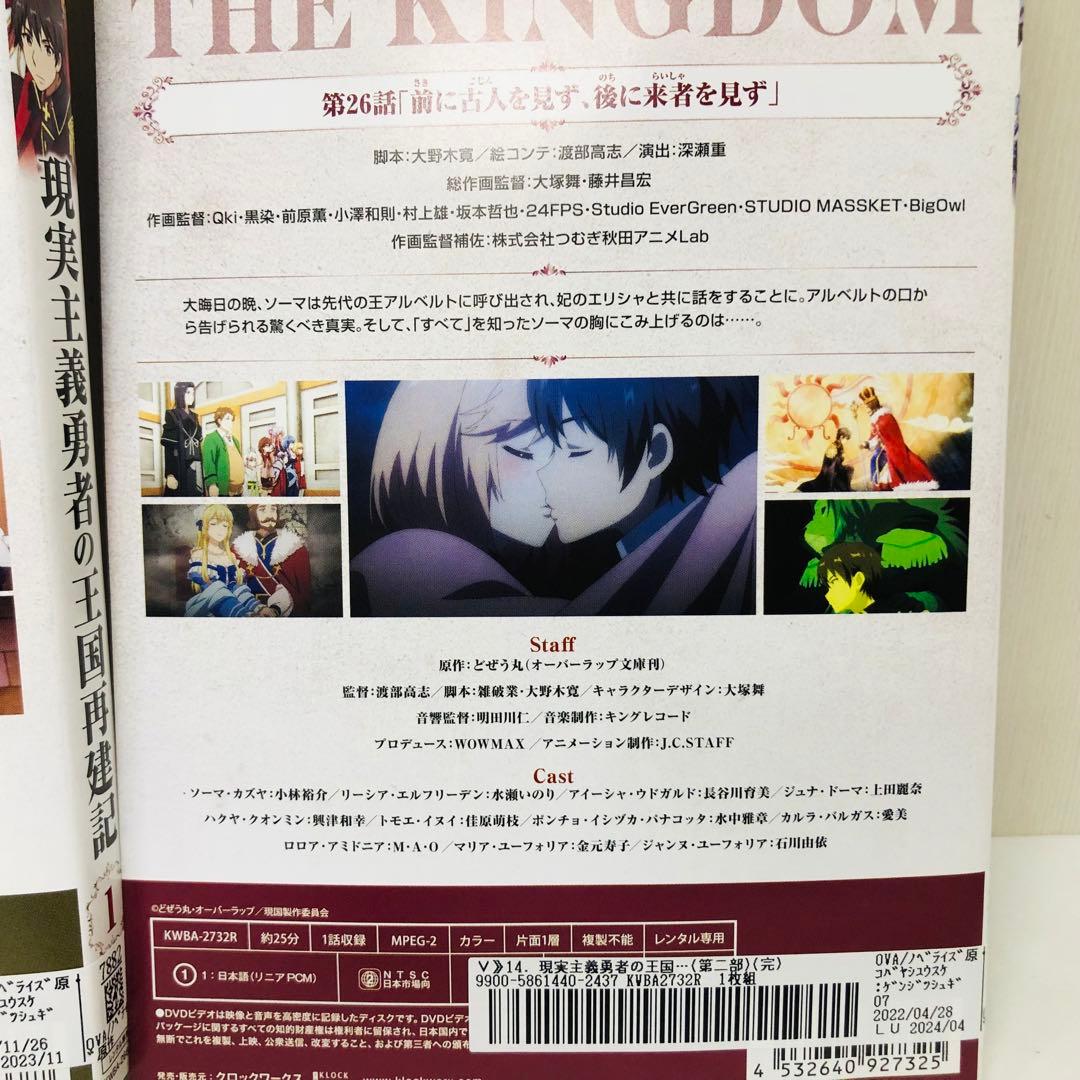 現実主義勇者の王国再建記　DVD全巻セット　全14巻