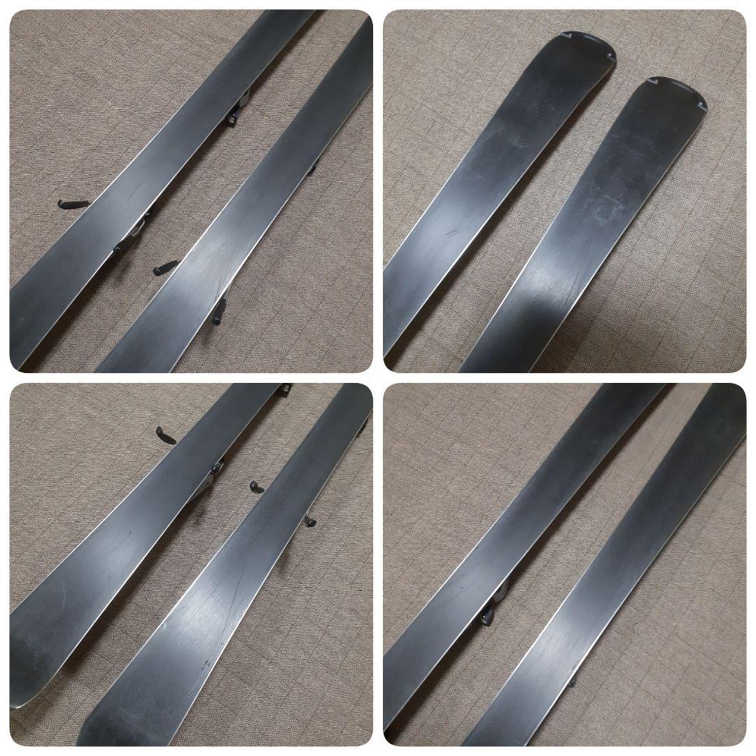 初中級者向きスキー板156cm　軽くて柔らかめで滑りやすい　ビンディング調節可能