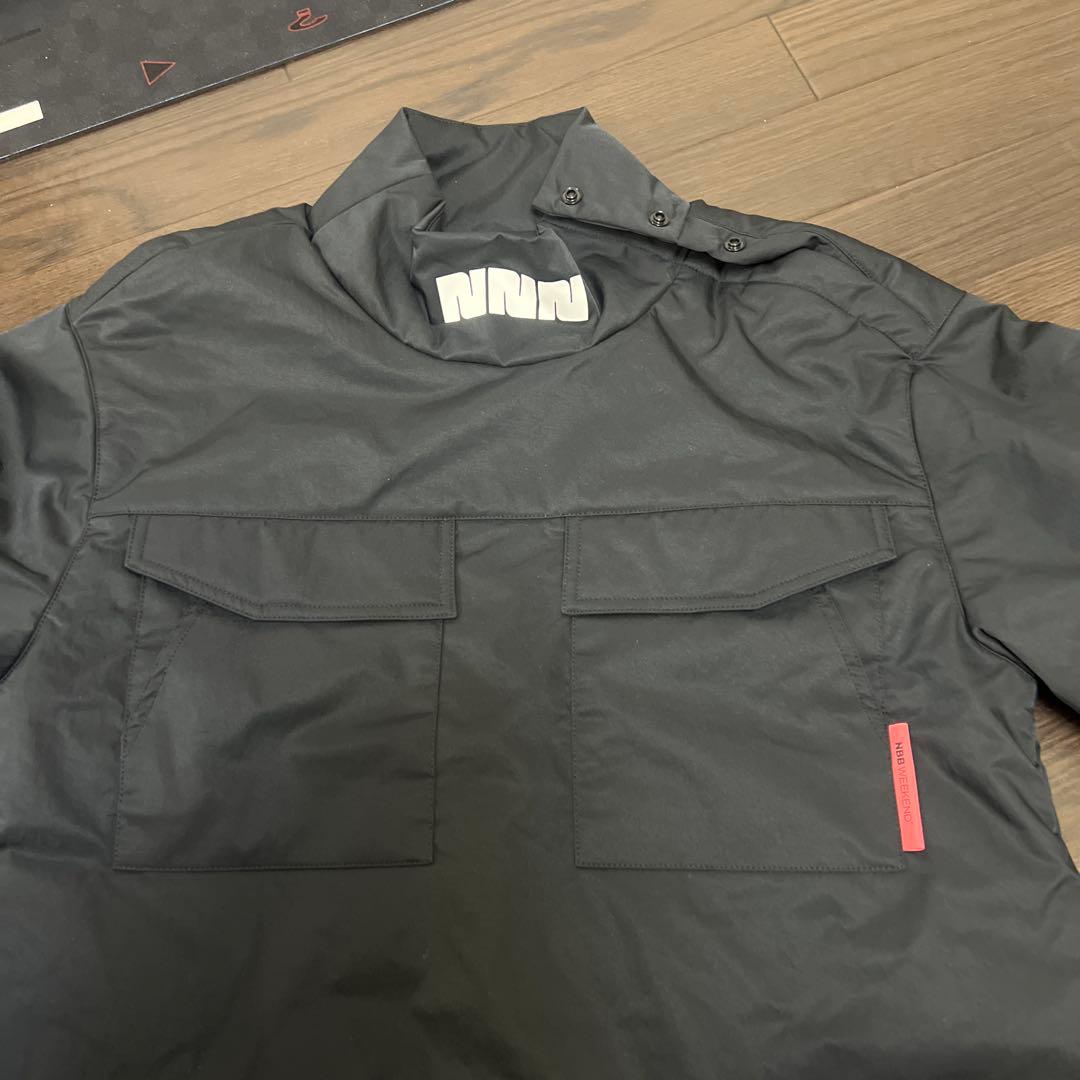 新品★NBBweekendブラックハイネックジャケット Mサイズ