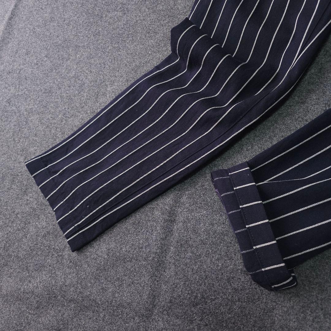 2着セット パーリーゲイツ ストレッチパンツ×スカート ロゴ刺繍 ストライプ S