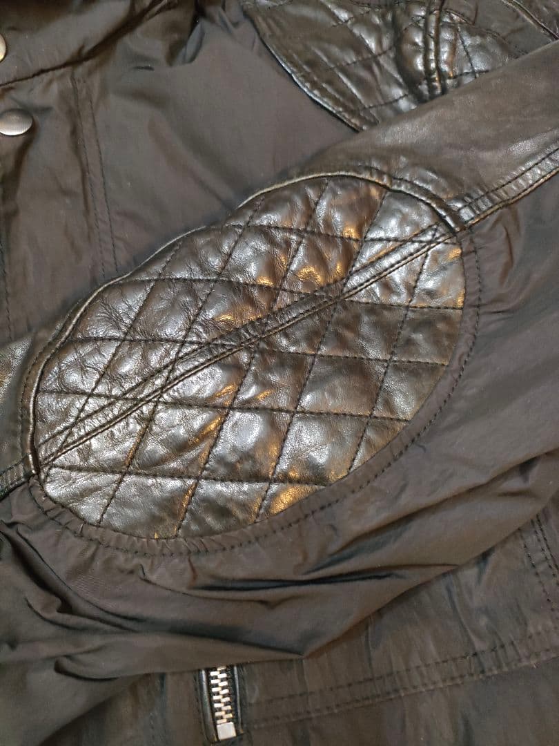 DIESEL ディーゼル ライダースジャケット レザー 切替 羊革 ブルゾン