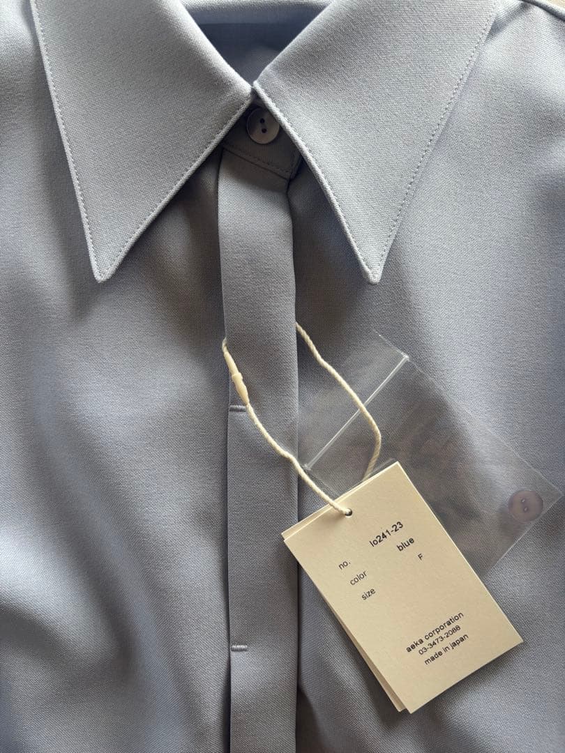 【新品】louren back open shape shirt