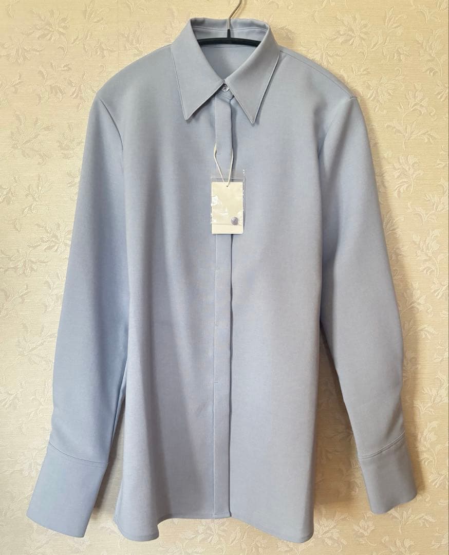 【新品】louren back open shape shirt