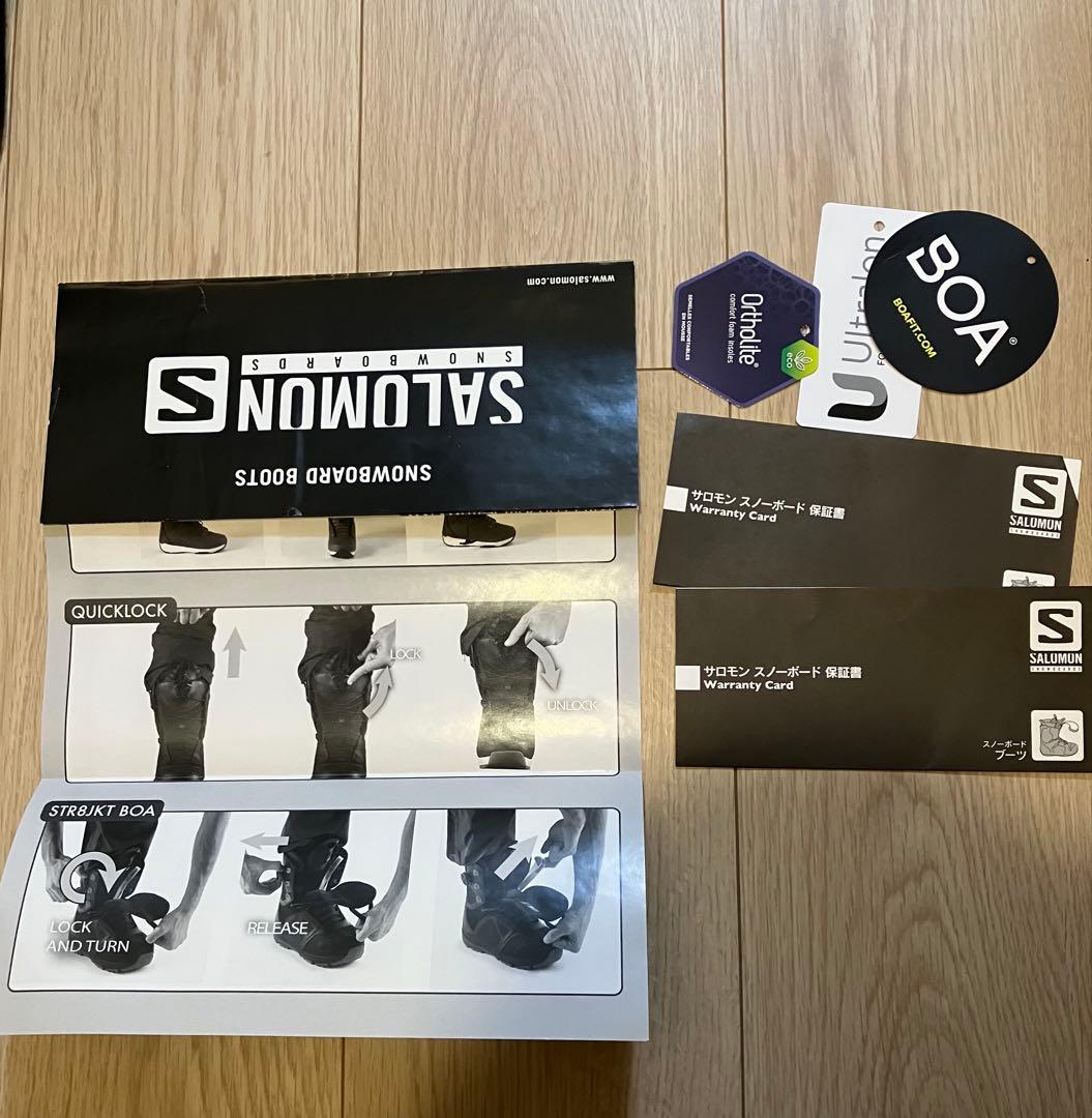 サロモンLAUNCH LACE BOA SJ 25.5cm ブーツ