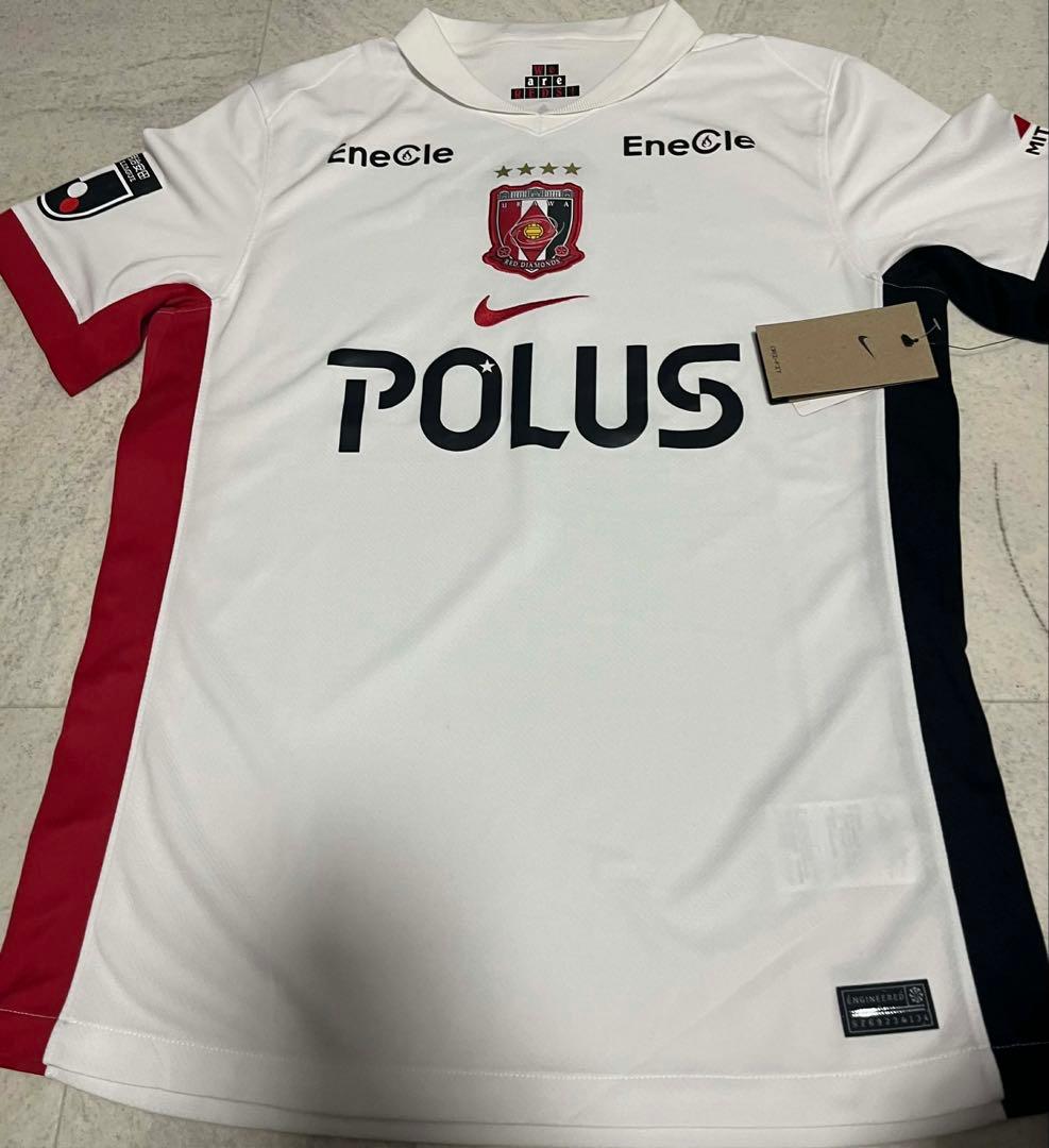 浦和レッズ Nike ドライフィットシャツ　ユニフォーム　Lサイズ