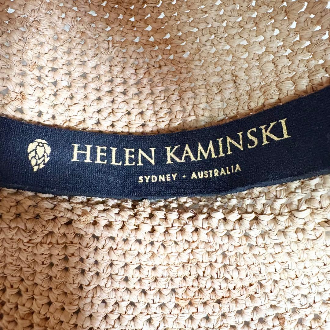 ✨ヘレンカミンスキー✨麦わら帽子　ラフィアハット　ストローハット　つば広