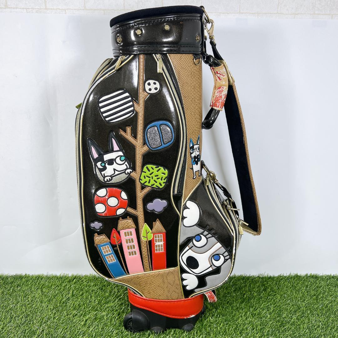 MU SPORTS ミエコ ウエサコ ゴルフ キャディバッグ キャスター付