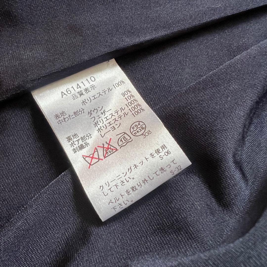 ARCHIVIO アルチビオ　ファー　ダウンワンピース　中綿　ロング　36 紺