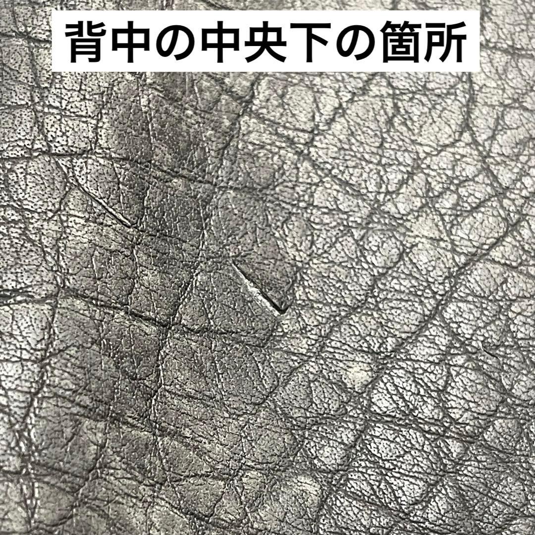 ZARA ザラ 水牛 本革 レザーライダースジャケット ヴィンテージ加工 L