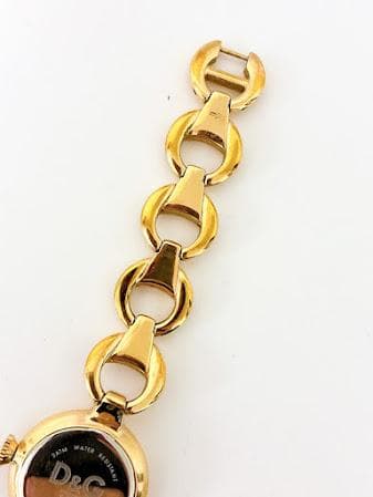 Dolce&Gabbana D&G レディース腕時計 ゴールド クォーツ 稼働品