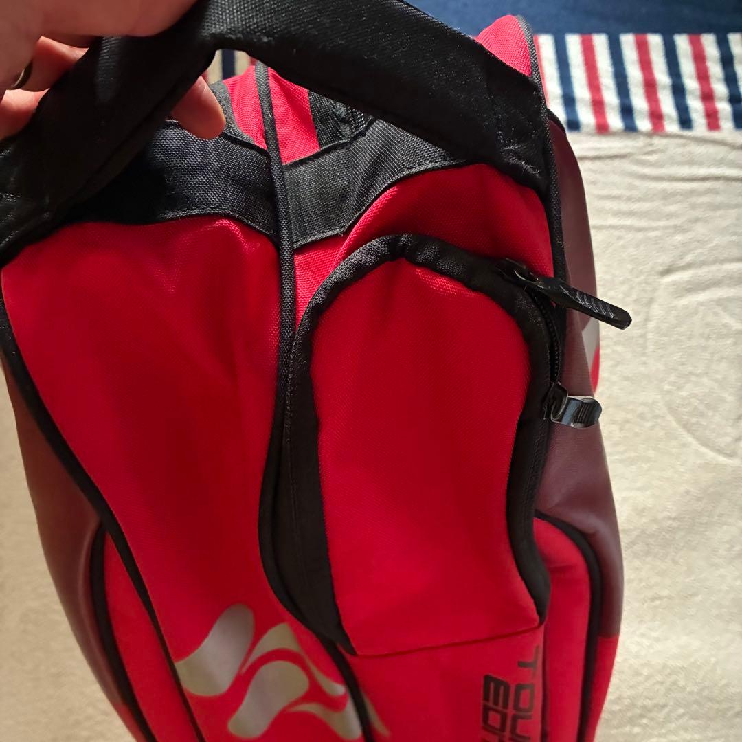 ヨネックス　ラケットバック　ラケバ　フレイムレッド　バドミントン　テニス