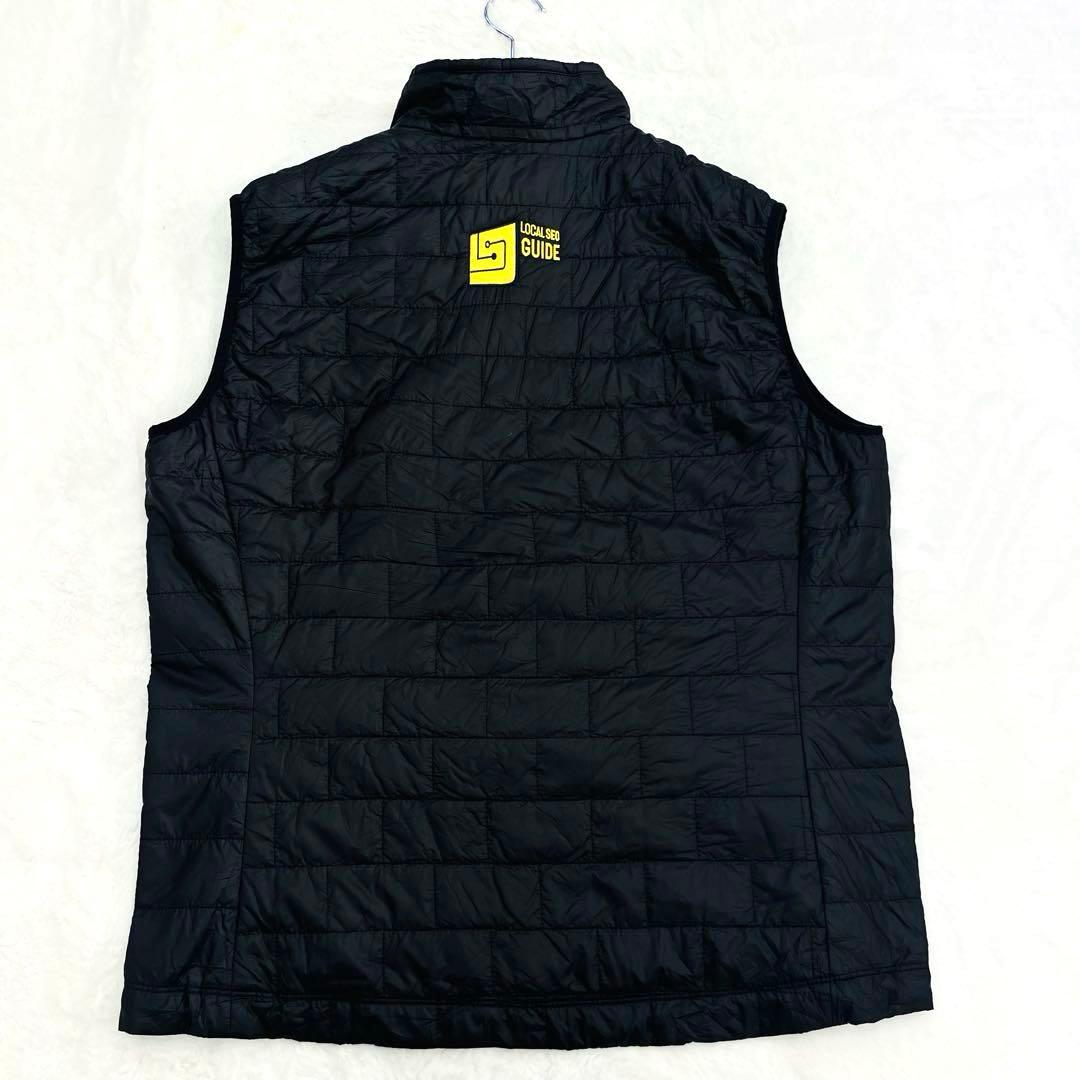 patagonia パタゴニア　ナノパフベスト　【L】ブラック　企業ロゴ