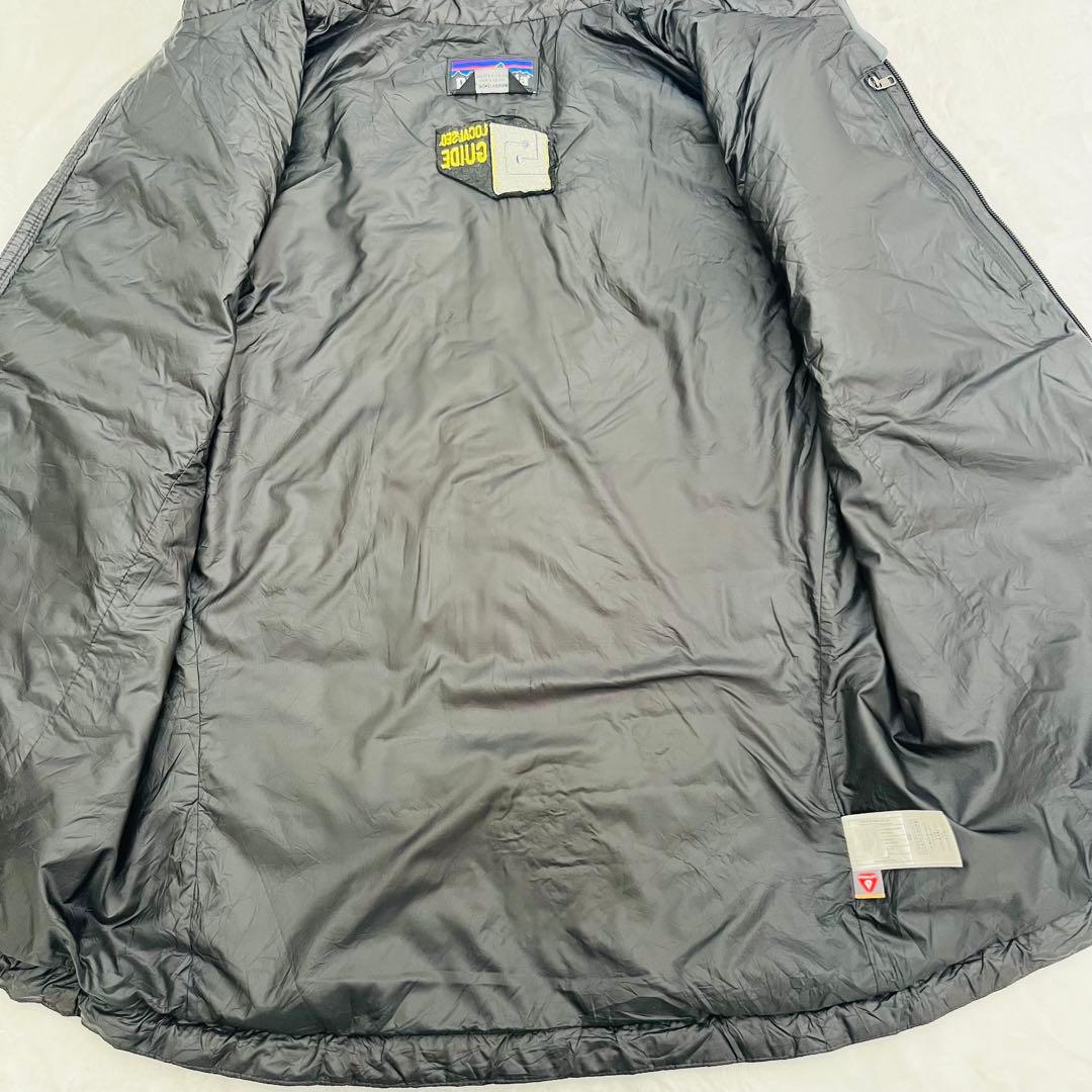patagonia パタゴニア　ナノパフベスト　【L】ブラック　企業ロゴ