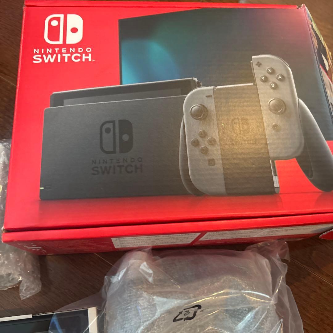 Nintendo Switch グレー ゼルダ、128GBメモリーカード付き