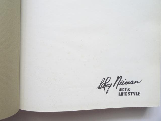 洋書◆リロイ・ニーマン画集 作品写真集 本 アートとライフスタイル