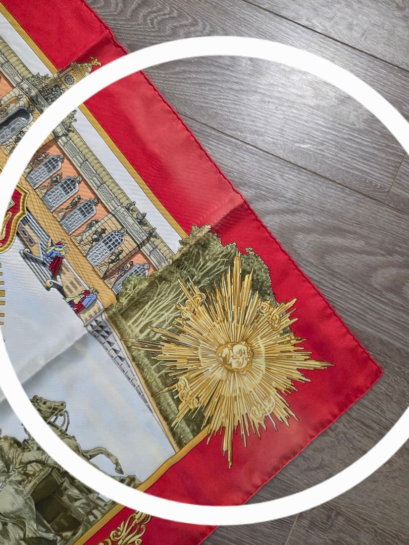 エルメス カレ90 SANSSOUCY シルク スカーフ