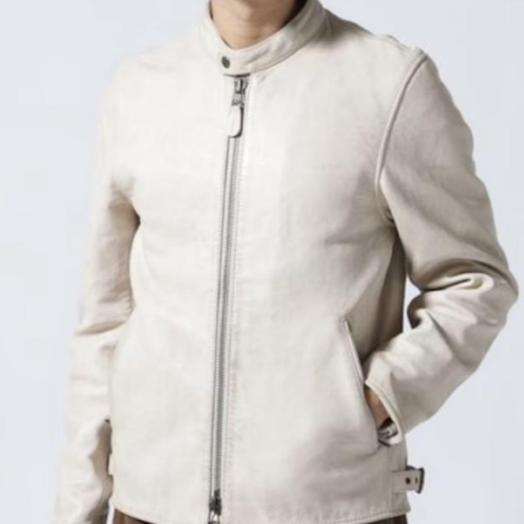 【新品未使用】アヴィレックス　エイジド レザー シングル ライダース　完売品