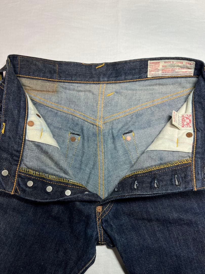 EVISU No.1 2000 33×35 黄大黒 ビックカモメ 赤耳 イエロー