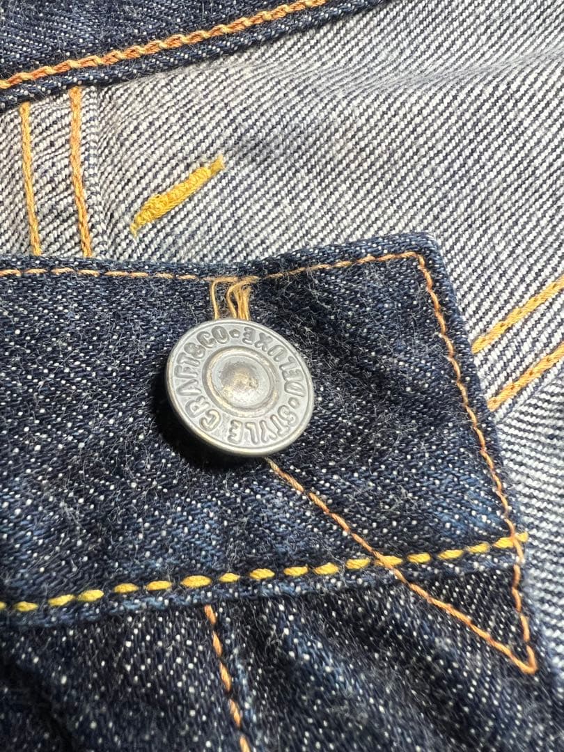 EVISU No.1 2000 33×35 黄大黒 ビックカモメ 赤耳 イエロー