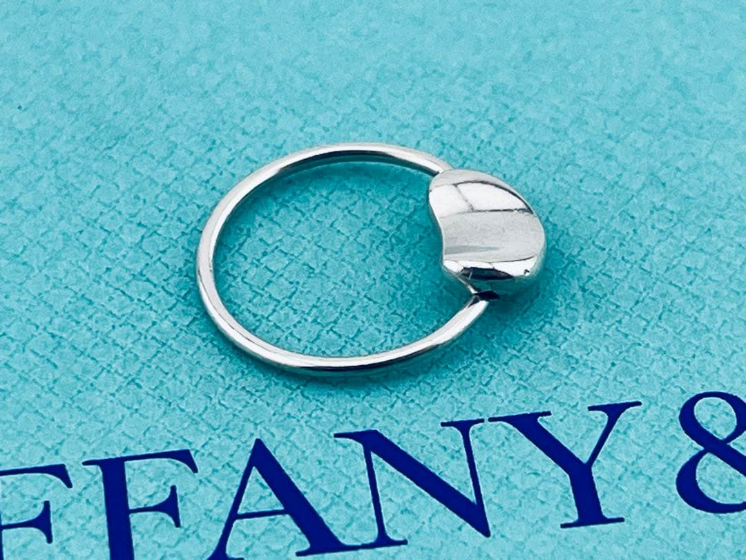 d010 ティファニー　ビーン　リング　シルバー　925 約12.5号　ビーンズ