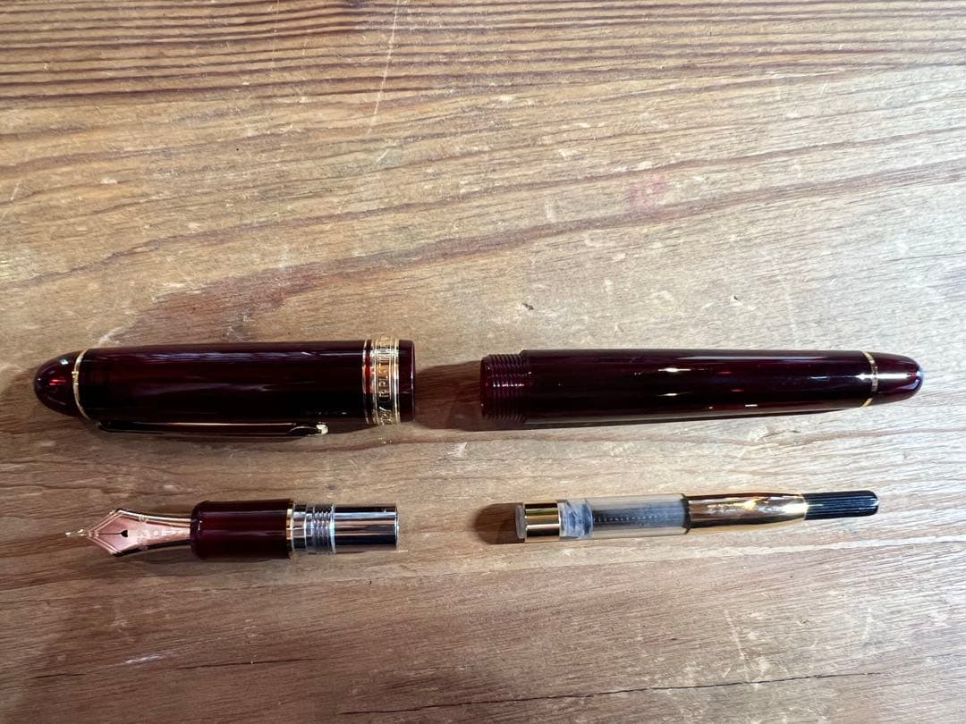 プラチナ #3776 センチュリー　万年筆　美品　M字