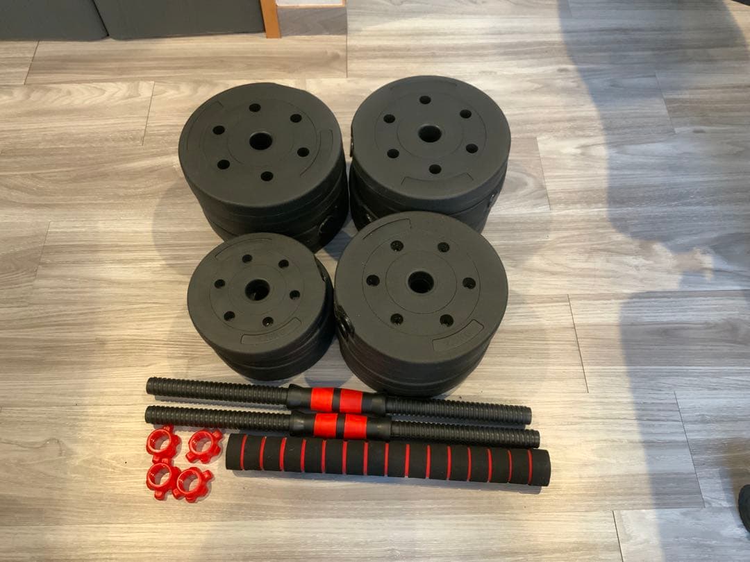 【引取限定】トレーニングベンチ&ダンベル 40kg (片方20kg）