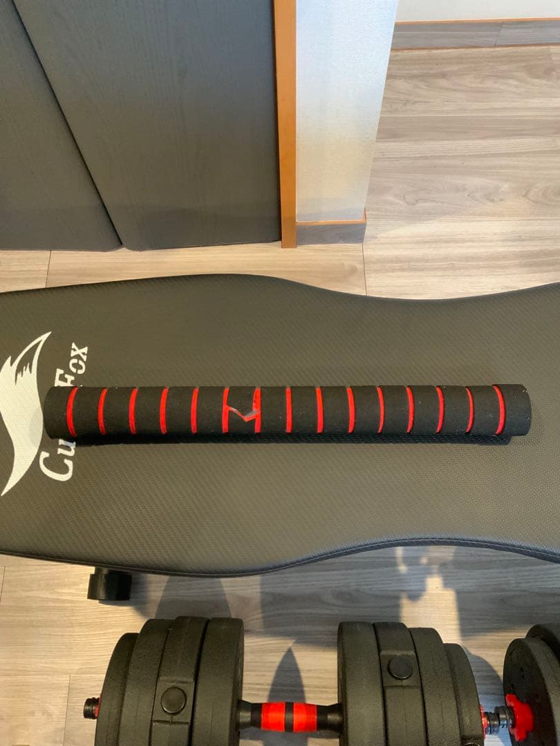 【引取限定】トレーニングベンチ&ダンベル 40kg (片方20kg）