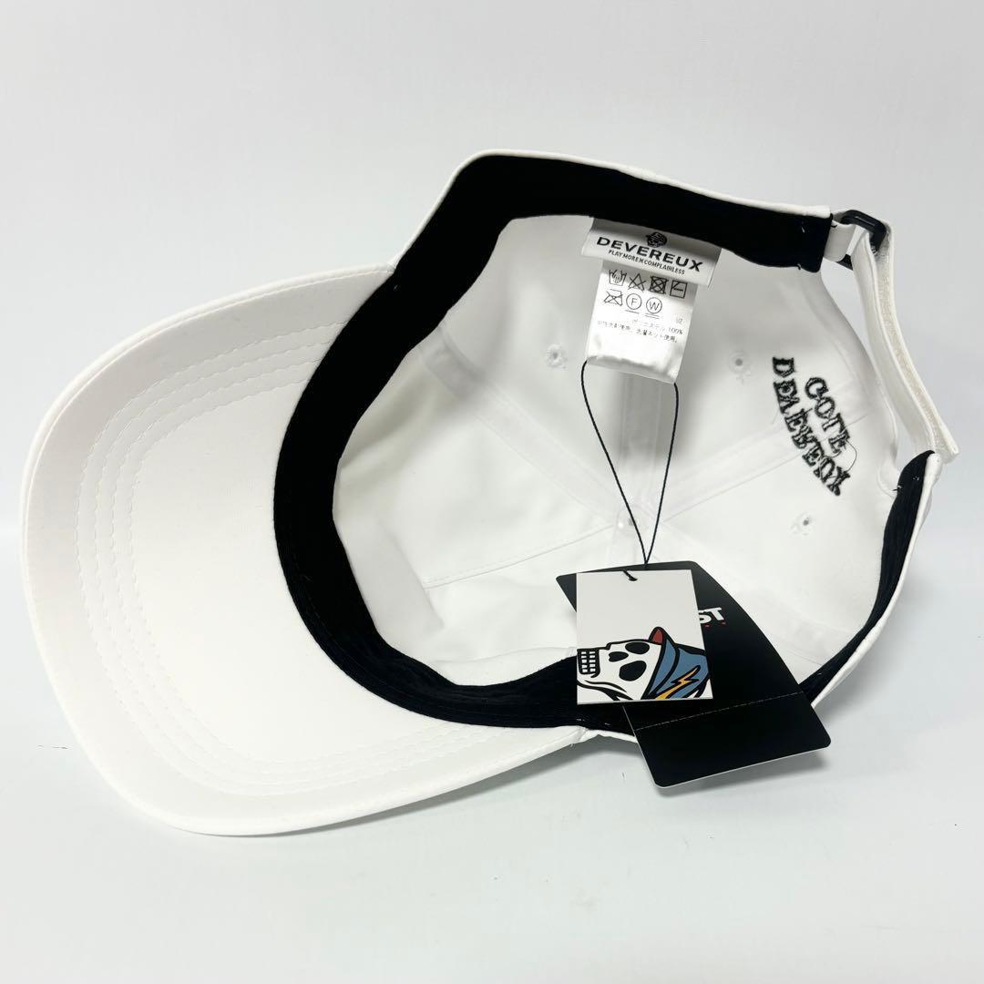 新品 デヴァローゴルフ カクタス ブードゥー キャップ ホワイト 定価12650