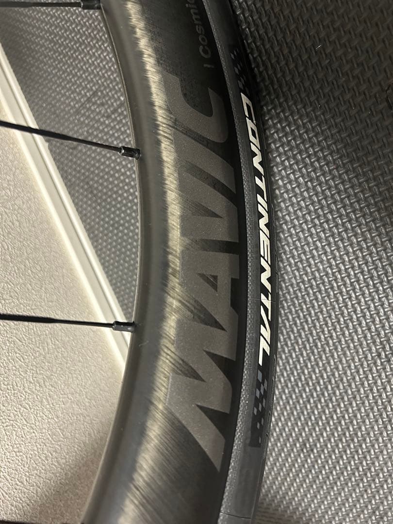 美品マヴィック　コスミックSL45 ディスクカーボンホイールペア