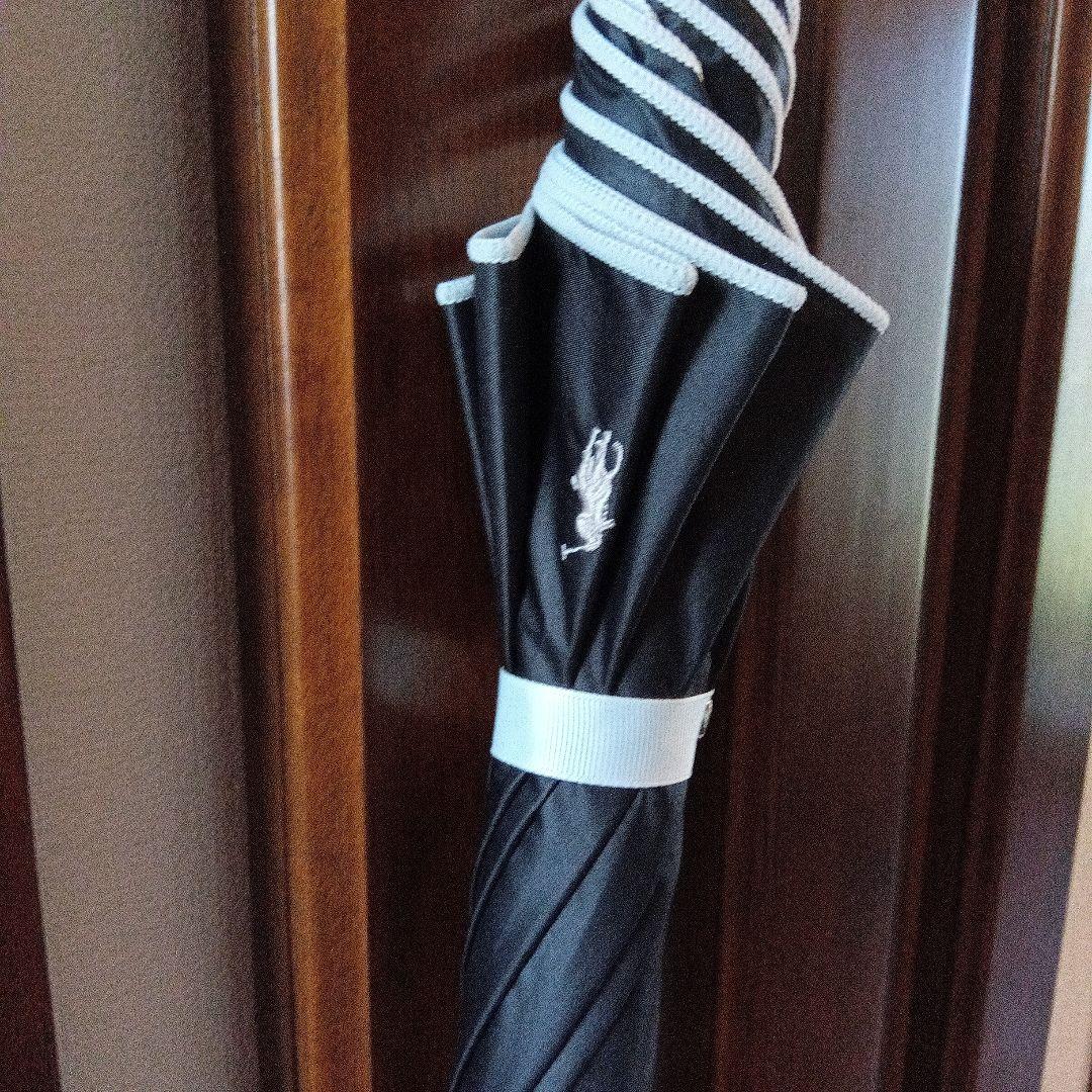 ポロ・ラルフ・ローレン 長傘 晴雨兼用 黒ショート 傘 日傘