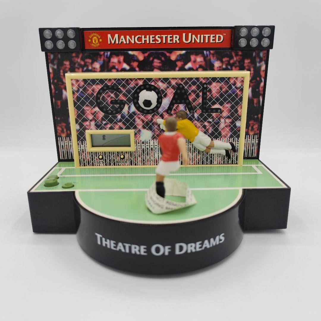 希少 MANCHESTER UNITED 目覚まし時計 ヴィンテージ 稼働品